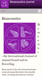 Mobile Screenshot of bioacoustics.info